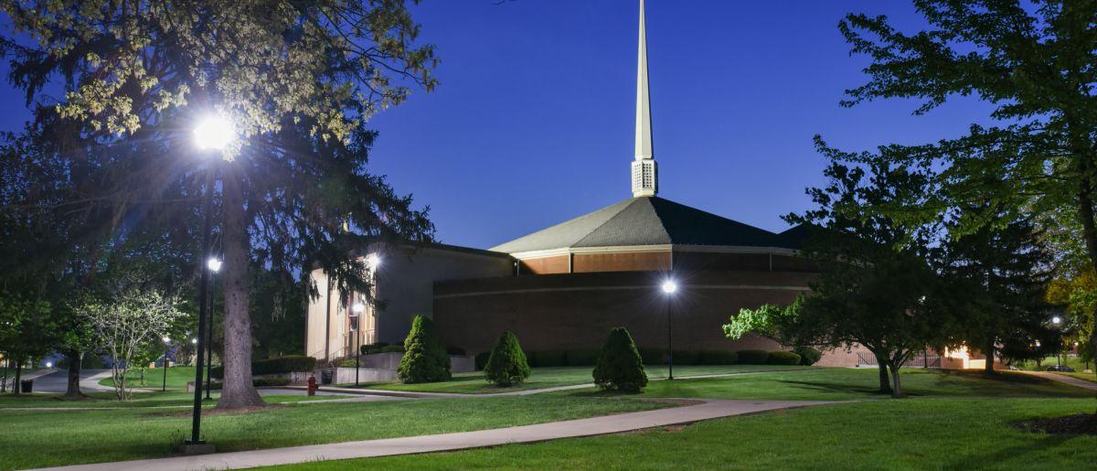 Chapel at night